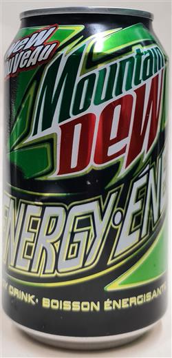 MOUNTAIN DEW-Energy drink -citrus-355mL-MOUNTAIN DEW ENERGY-Canada