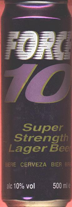Image result for force 10 lager purple can