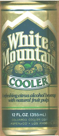 white mountain cooler drink