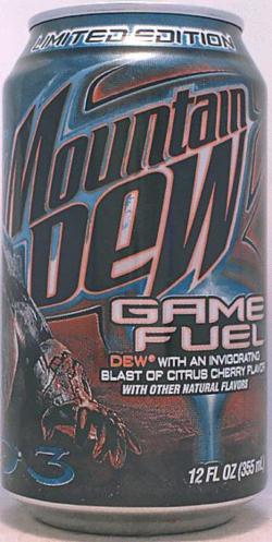 MOUNTAIN DEW-Citrus/cherry soda-355mL-United States