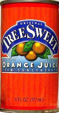 TREE SWEET-Orange juice-177mL-United States