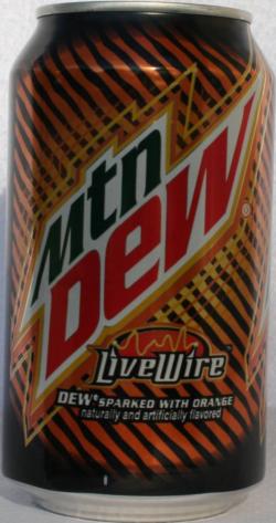 MOUNTAIN DEW-Orange soda-355mL-United States