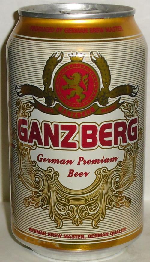 GANZBERG-Beer-330mL-GERMAN PREMIUM BEER -Cambodia
