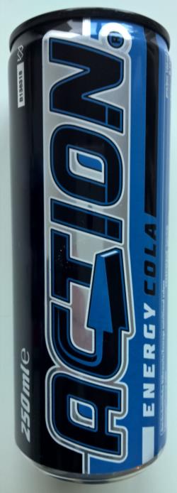 ACTION-Energy drink -cola-250mL-ACTION ENERGY COLA -Germany
