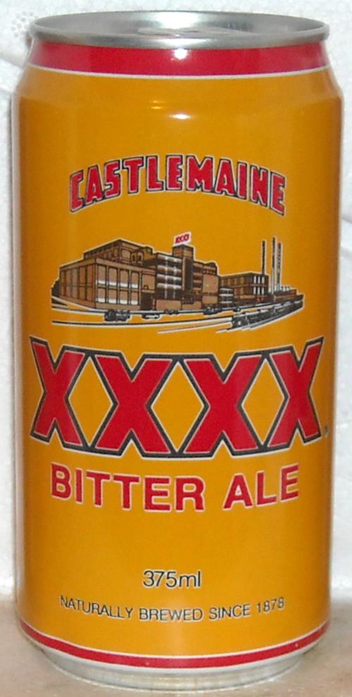 CASTLEMAINE-Beer-375mL-XXXX BITTER ALE BIRD-Australia