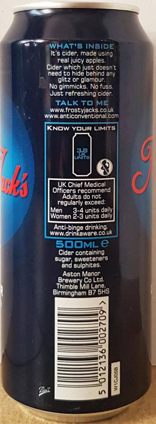 FROSTY JACK'SCider500mLGreat Britain