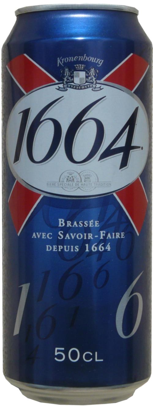 1664 DE KRONENBOURG-Beer-500mL-France