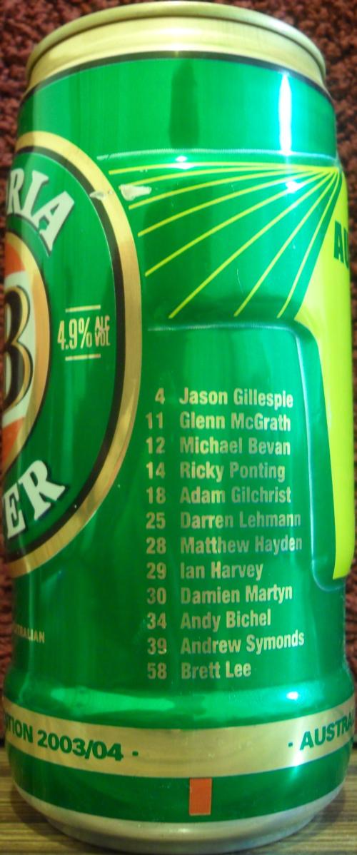 V.B.Beer375mL(0412) VB SERIES LIAustralia