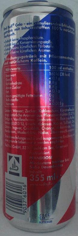 Red Bull Cola 355ml