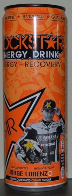 ROCKSTAR-Energy drink -orange-355mL-ENERGY + RECOVERY J-Spain