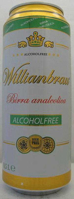 WILLIANBRAU-Beer -alcohol free-500mL-Italy-2012