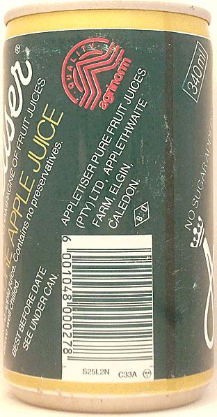 APPLETISER-Apple soda-340mL-South Africa