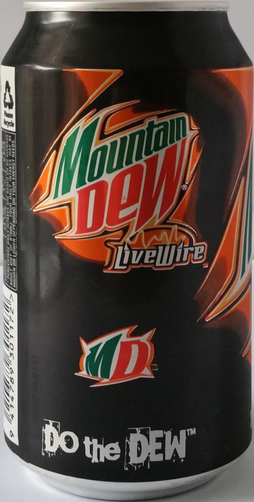MOUNTAIN DEW-Orange soda-355mL-New Zealand