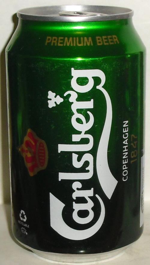 CARLSBERG-Beer-330mL-PREMIUM BEER BARCLAY-Cambodia