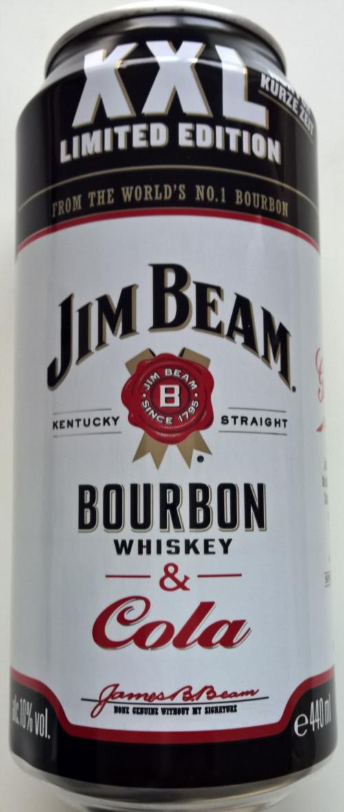 JIM BEAMWhiskey/cola mix440mLXXL / JIM BEAM BOURBGermany