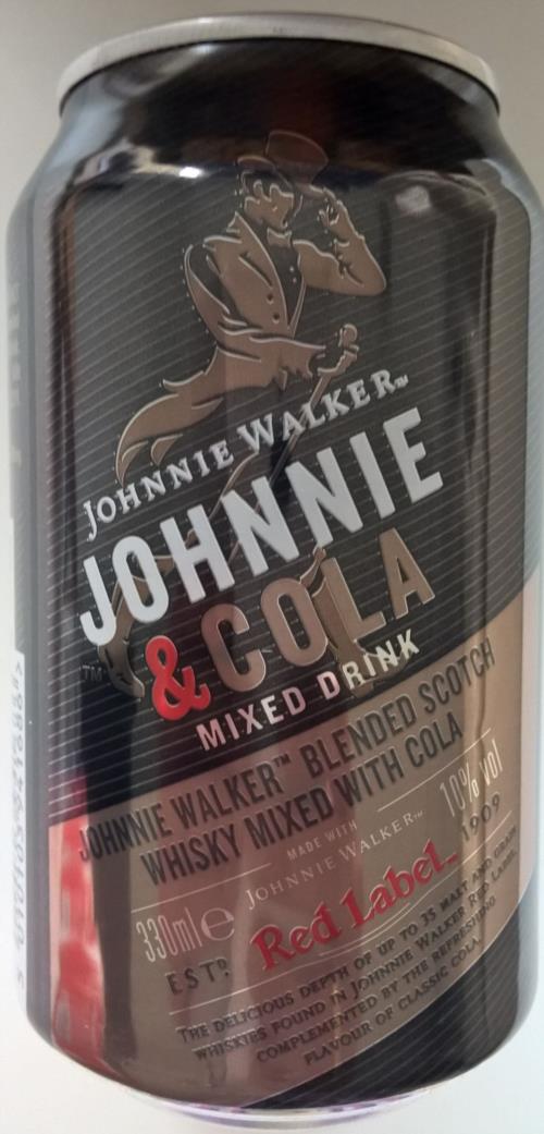 JOHNNIE WALKERWhiskey/cola mix330mLJOHNNIE & COLA MIXEDGermany